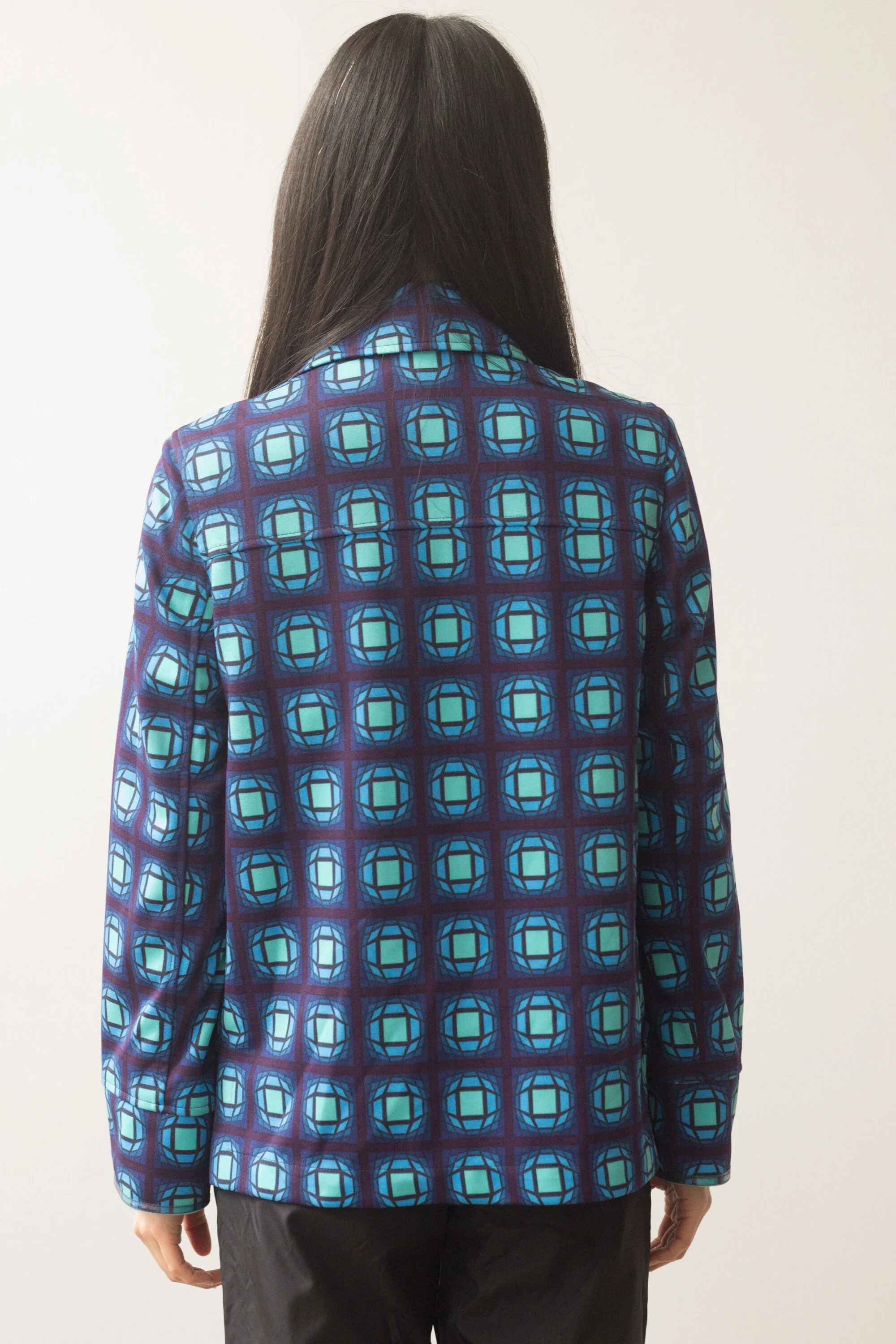 1990s Romeo Gigli Sport Op-Art Jacket — Wayward Collection